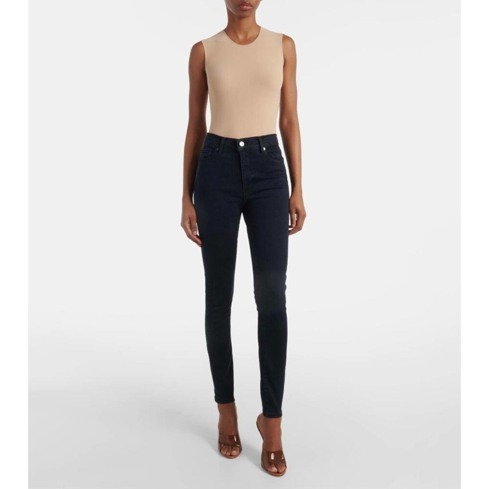 Frame Denim Le High Skinny Navy High Rise Jeans Size 25